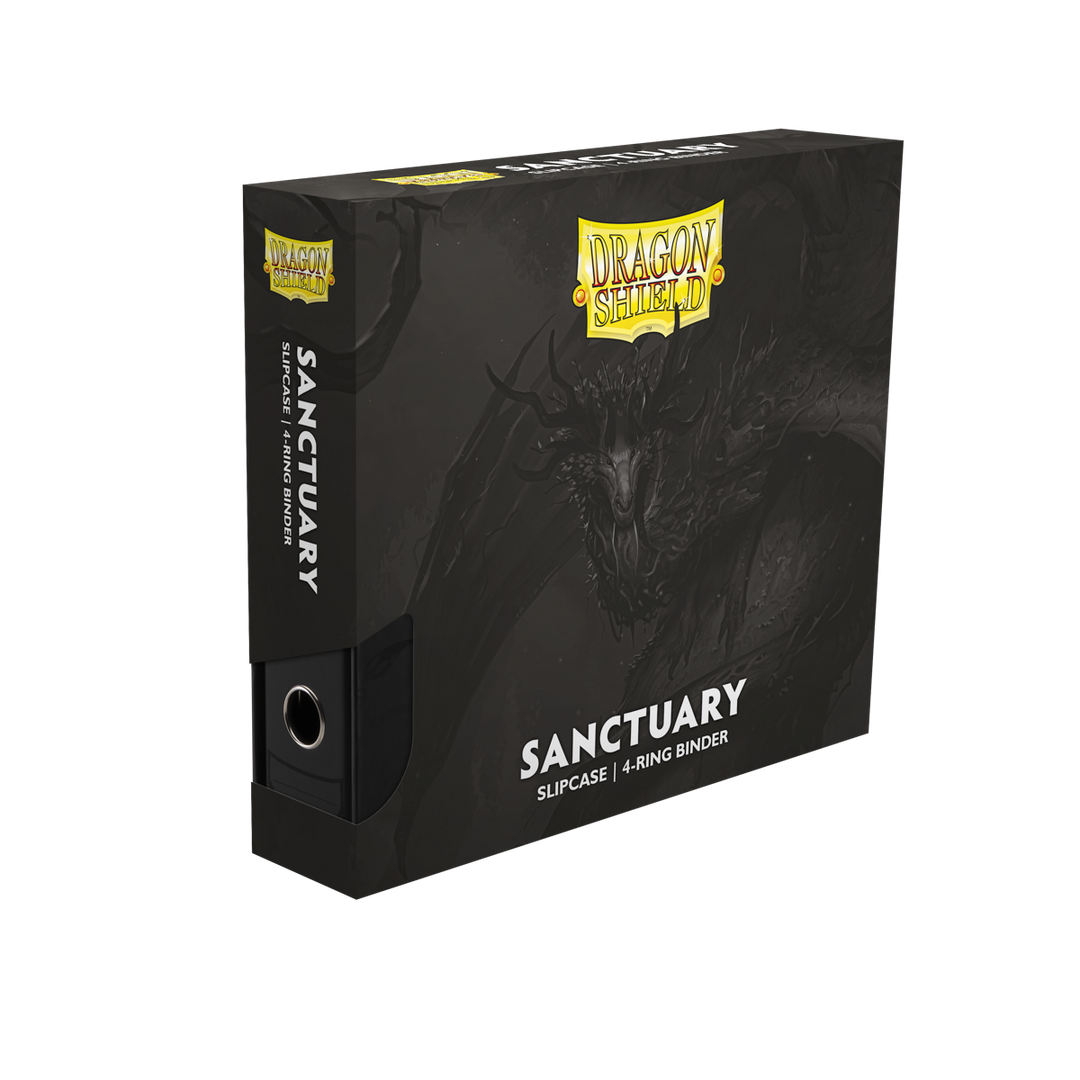Binder: Dragon Shield - Sanctuary - Slipcase 4-Ring Binder - Black