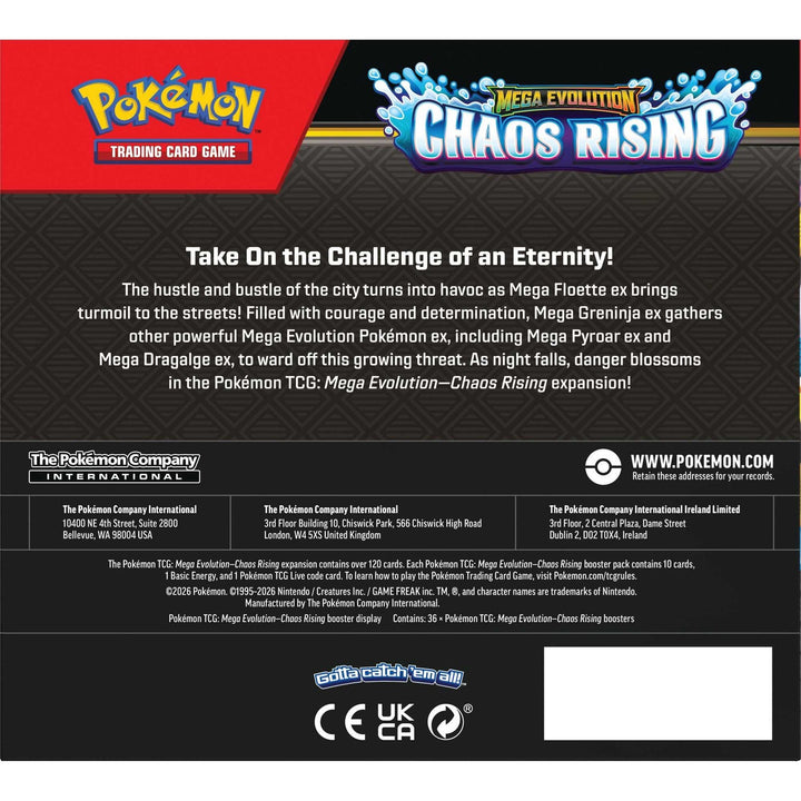Pokémon TCG: Mega Evolution -  Chaos Rising - Booster Display (EN)