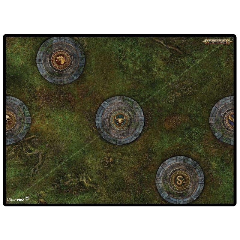 Battle Mat: Warhammer Age of Sigmar - Spearhead - Fire & Jade B