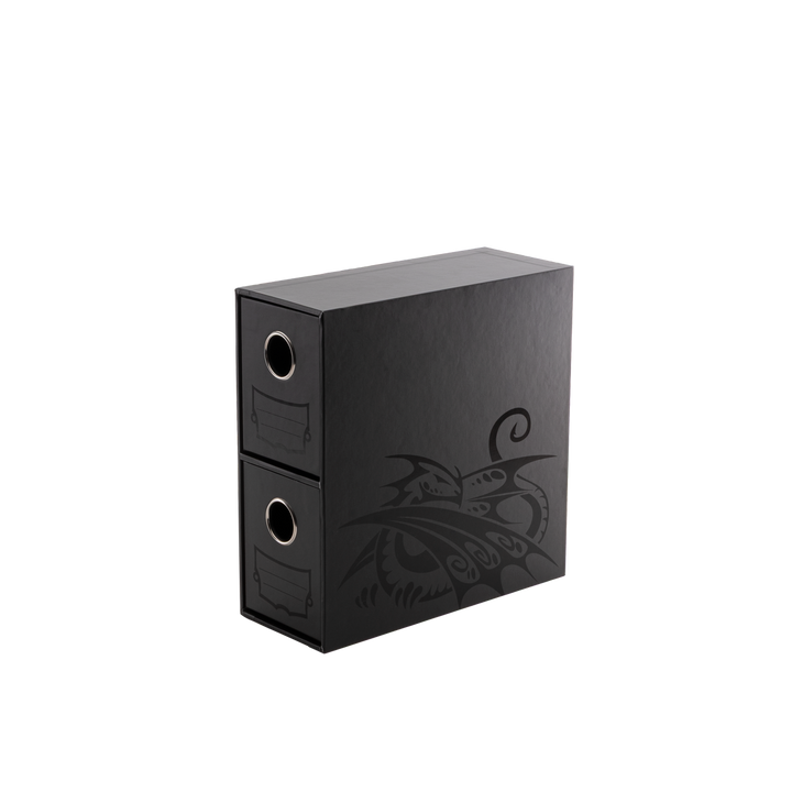 Card Drawers: Dragon Shield - Fortress - 2 Card - Vertical - Black