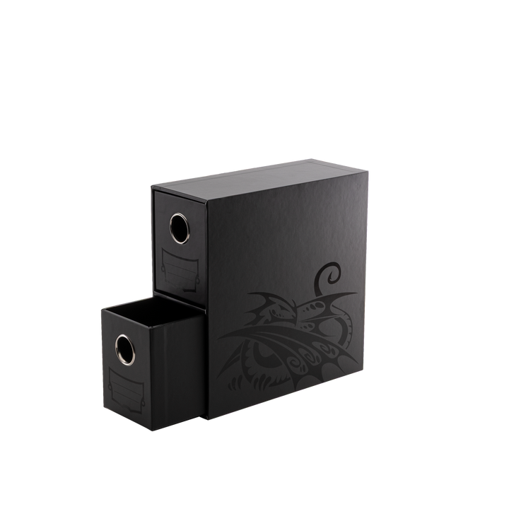 Card Drawers: Dragon Shield - Fortress - 2 Card - Vertical - Black