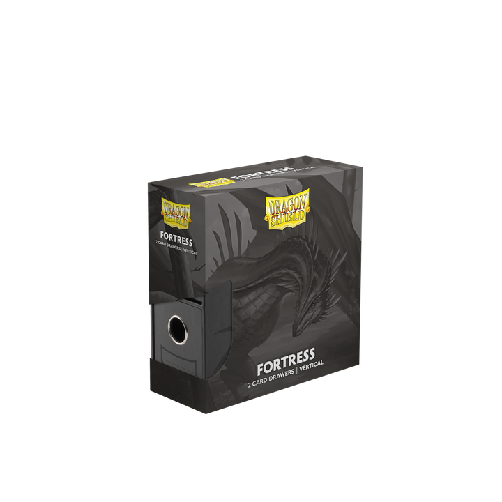 Card Drawers: Dragon Shield - Fortress - 2 Card - Vertical - Black