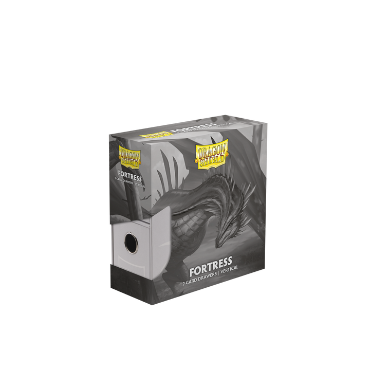 Card Drawers: Dragon Shield - Fortress - 2 Card - Vertical - White