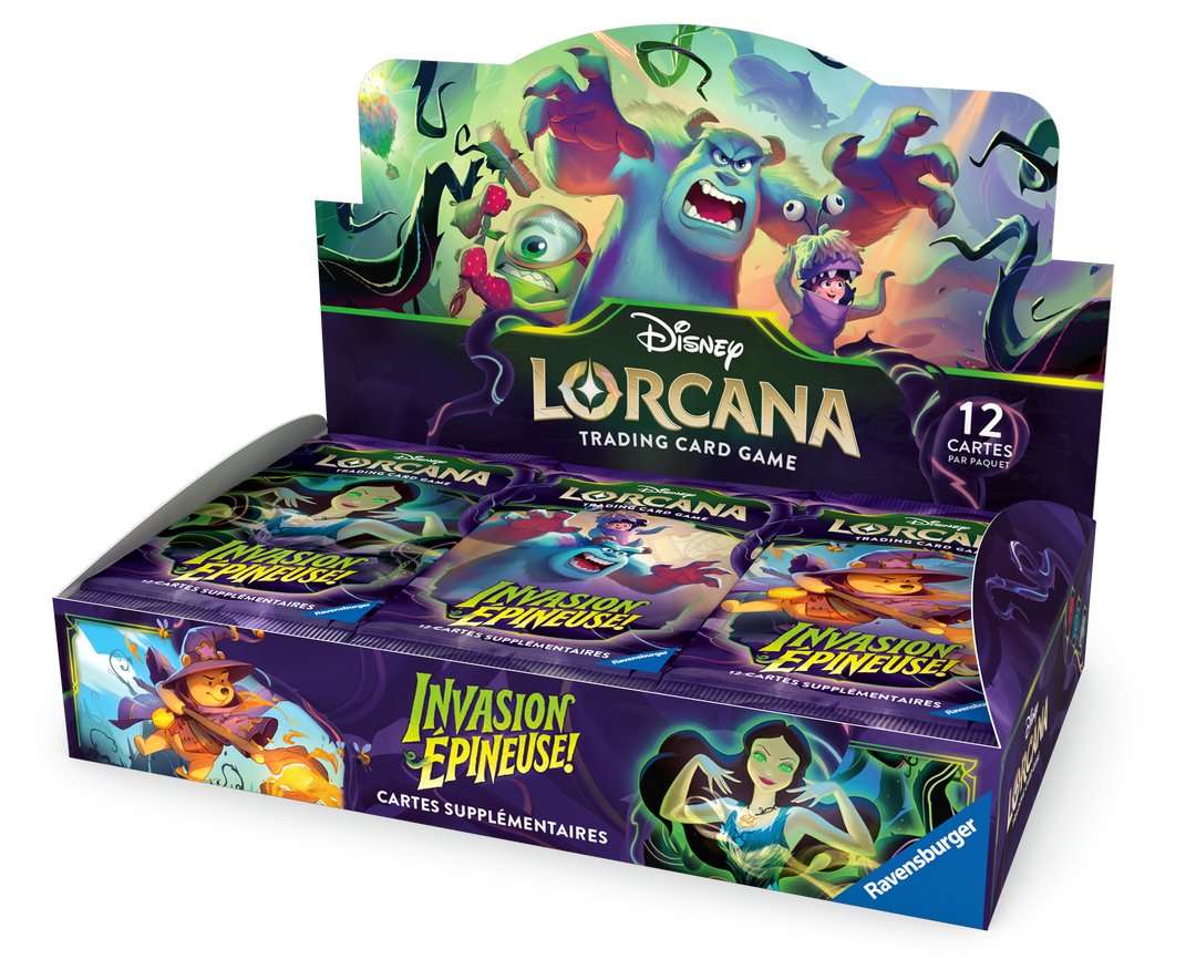 Disney Lorcana: Invasion Épineuse - Booster Display (24 Boosters) (FR)