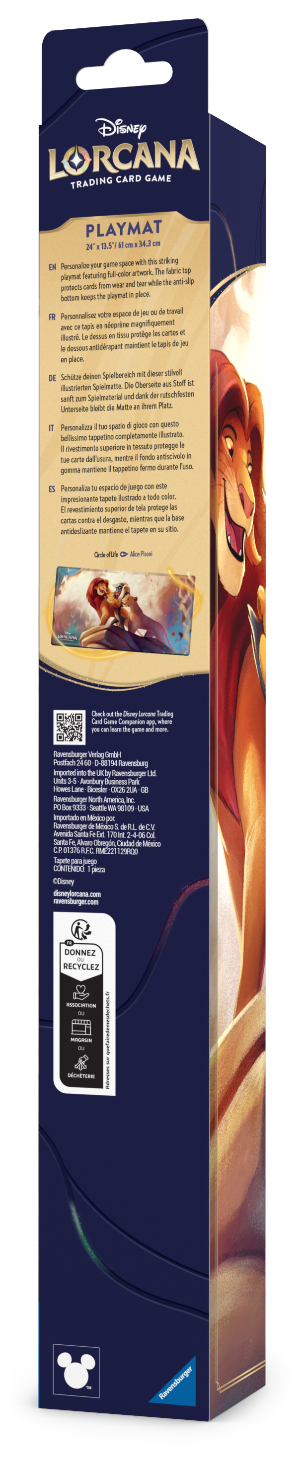 Playmat: Disney Lorcana - Attack of the Vine - Lion King