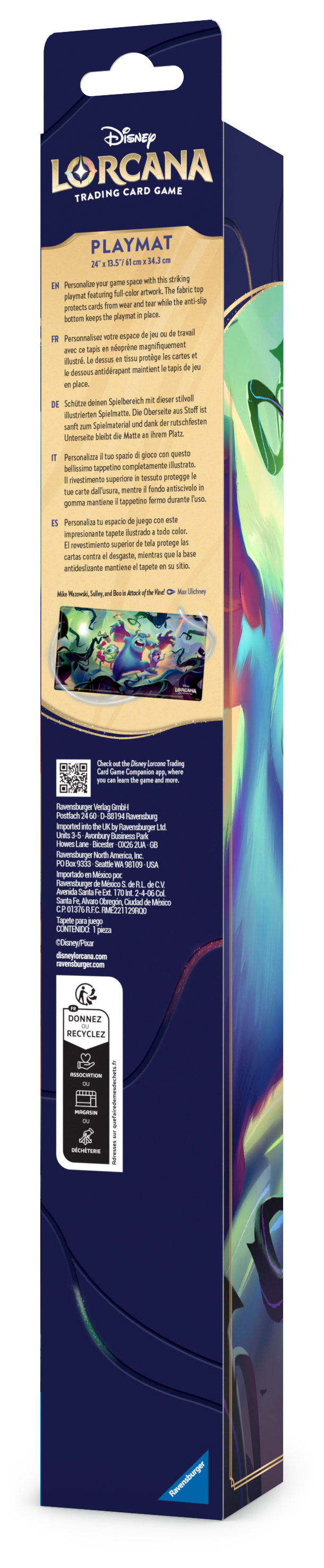 Playmat: Disney Lorcana - Attack of the Vine - Monster Inc