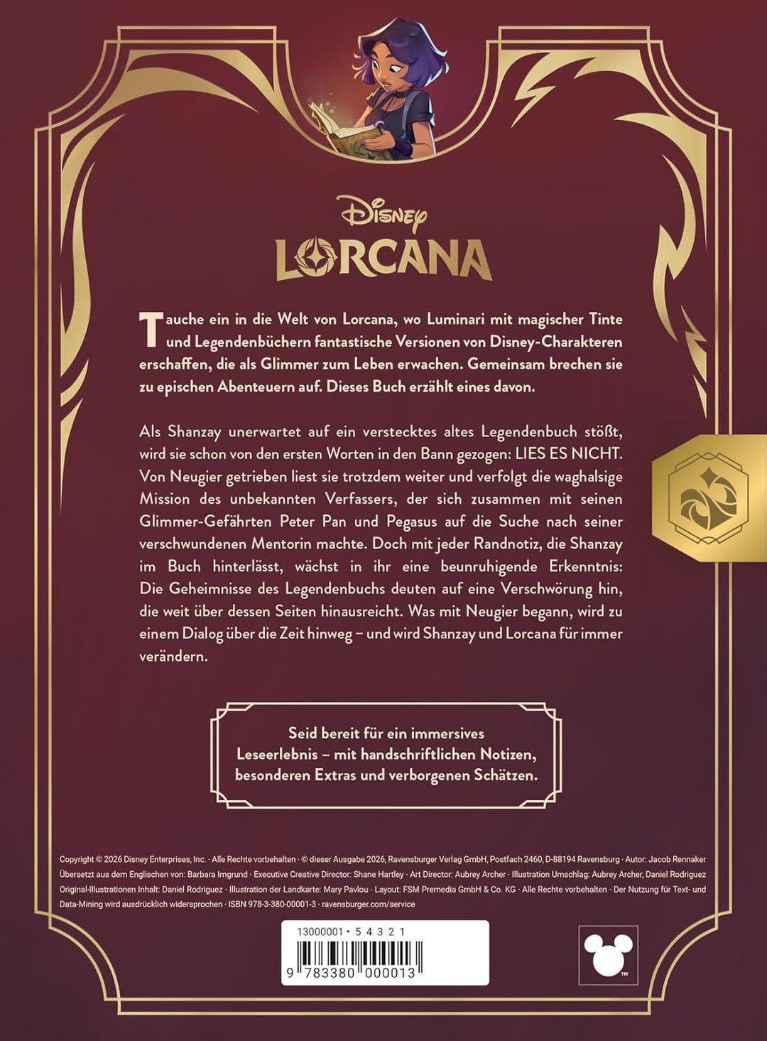 Disney Lorcana: Lorebook - Quest of Wonders (DE)