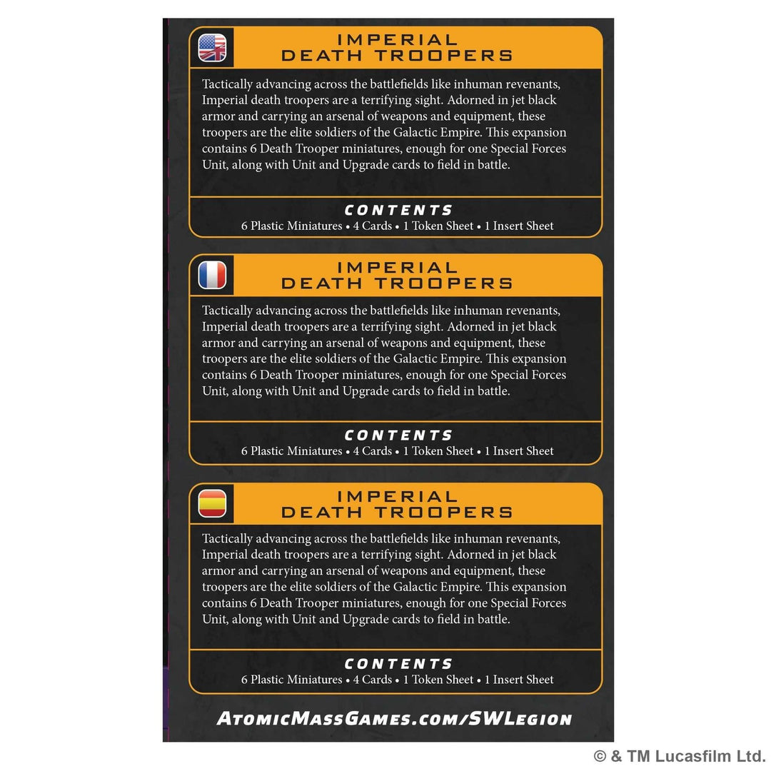 Star Wars: Legion - Imperial Death Troopers (EN/DE/ES/FR)