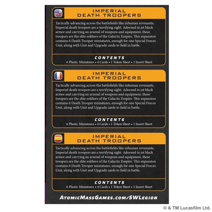 Star Wars: Legion - Imperial Death Troopers (EN/DE/ES/FR)