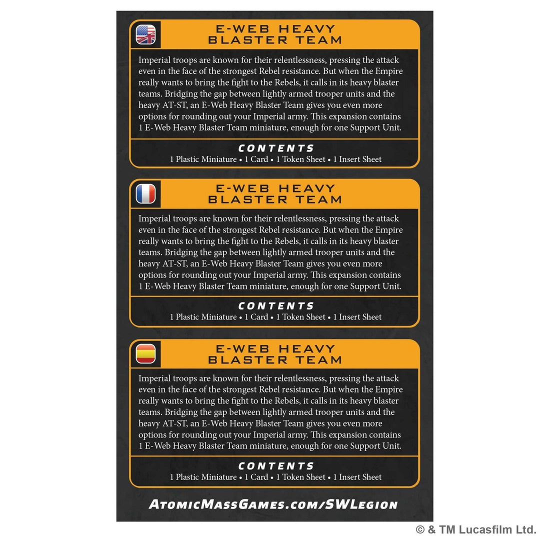 Star Wars: Legion - E-Web Heavy Blaster Team (EN/DE/ES/FR)
