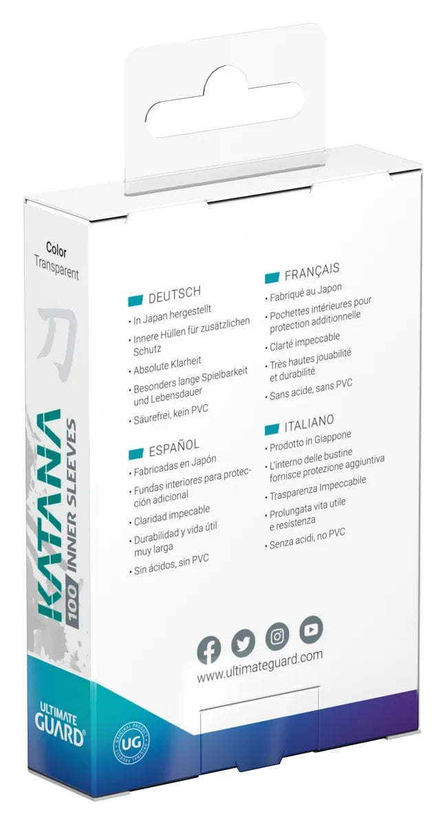 Sleeves: Ultimate Guard - Katana - Inner Sleeves  (100)
