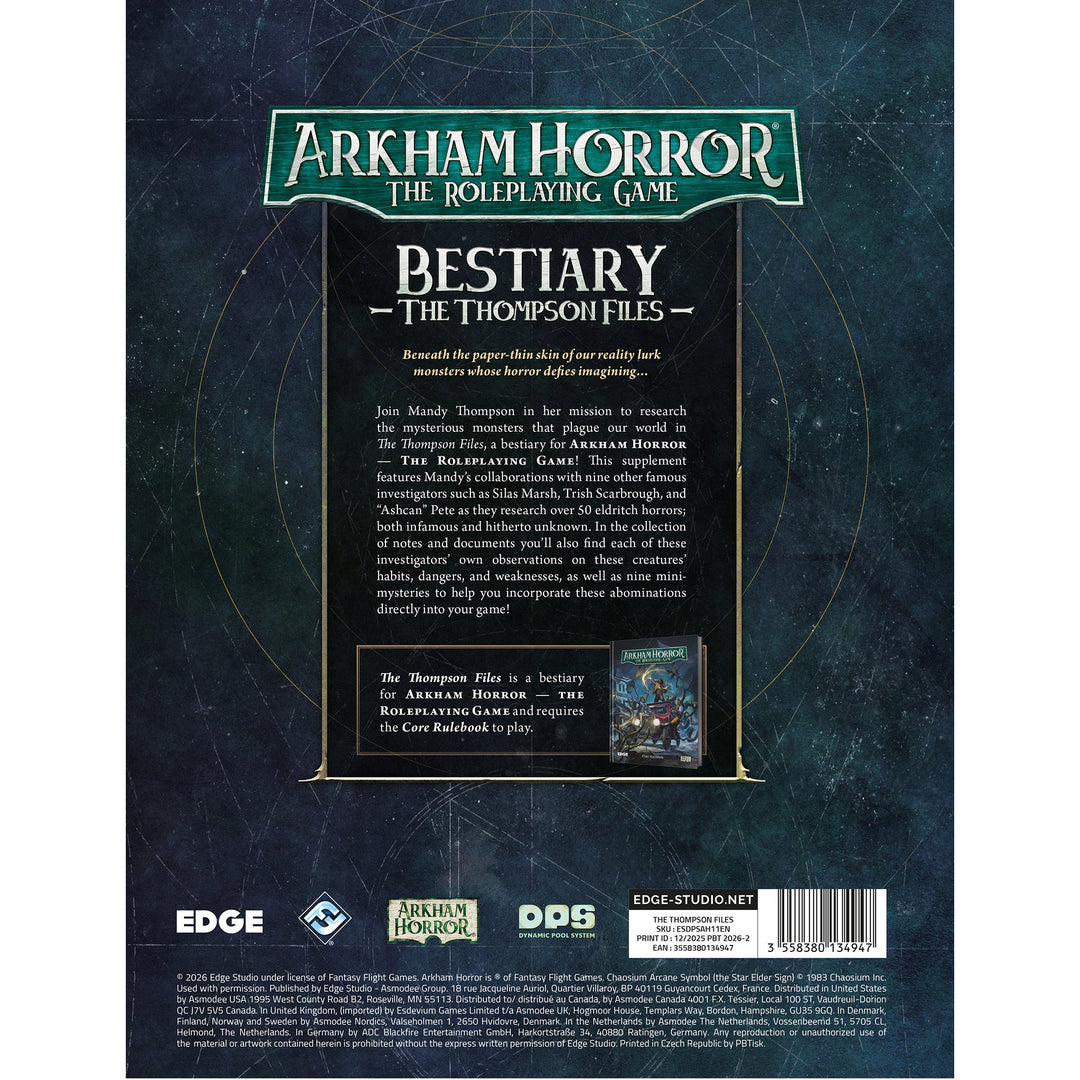 Arkham Horror RPG: The Thompson Files (EN)