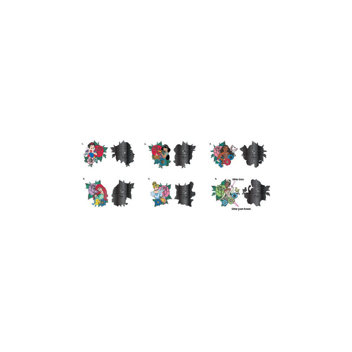 Blind Box: Loungefly - Pins - Disney Princess Tattoo
