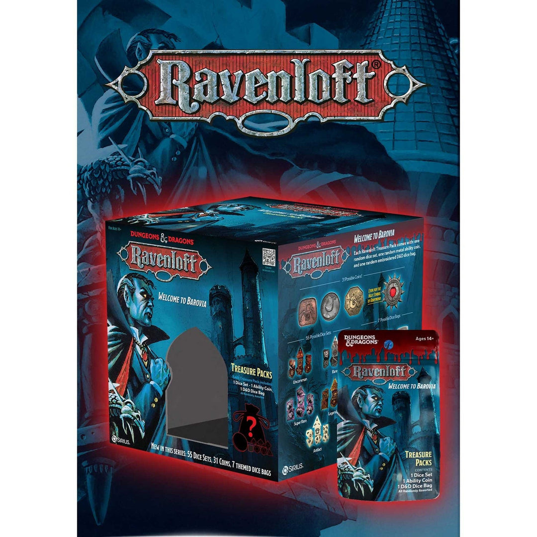 Treasure Packs Display: Dungeons & Dragons Ravenloft - Castle Ravenloft