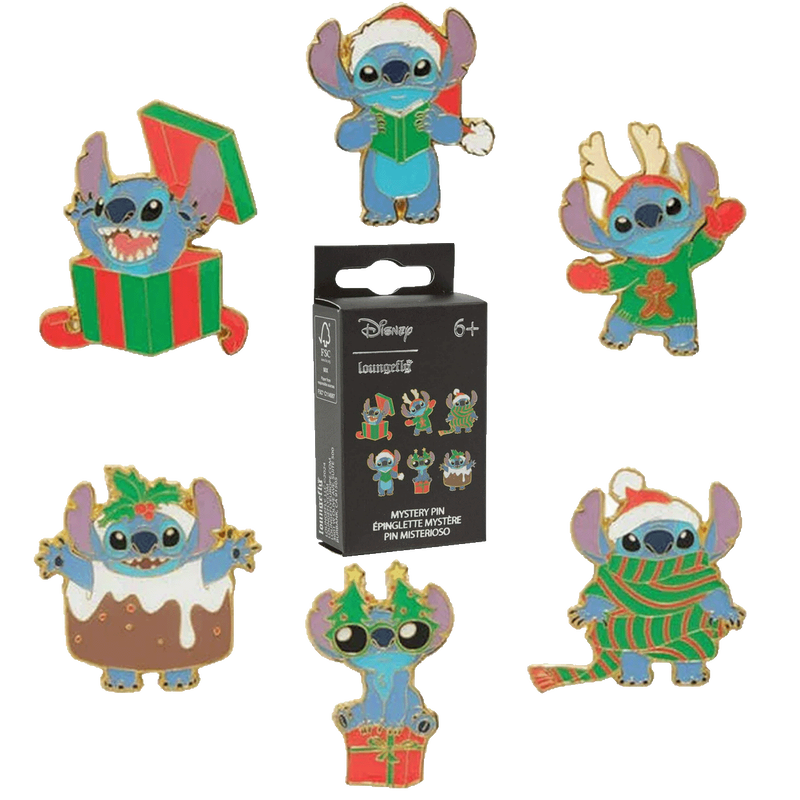Blind Box: Loungefly - Pins - Stitch Holiday