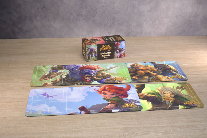 Playmats: Boss Fighters QR (4 mats)
