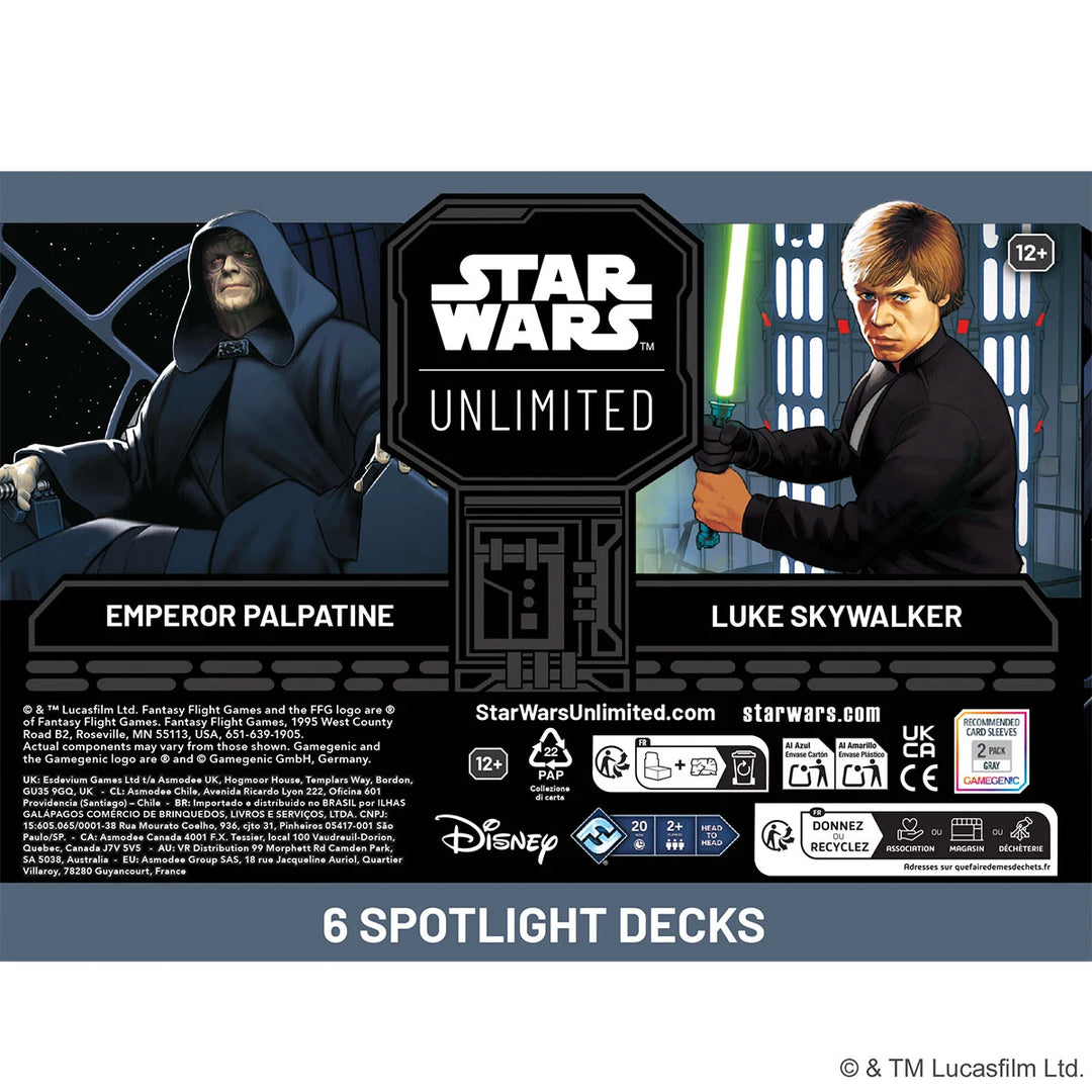 Star Wars: Unlimited - Ashes of the Empire - Spotlight Starter Deck - Emperor Palpatine (EN)