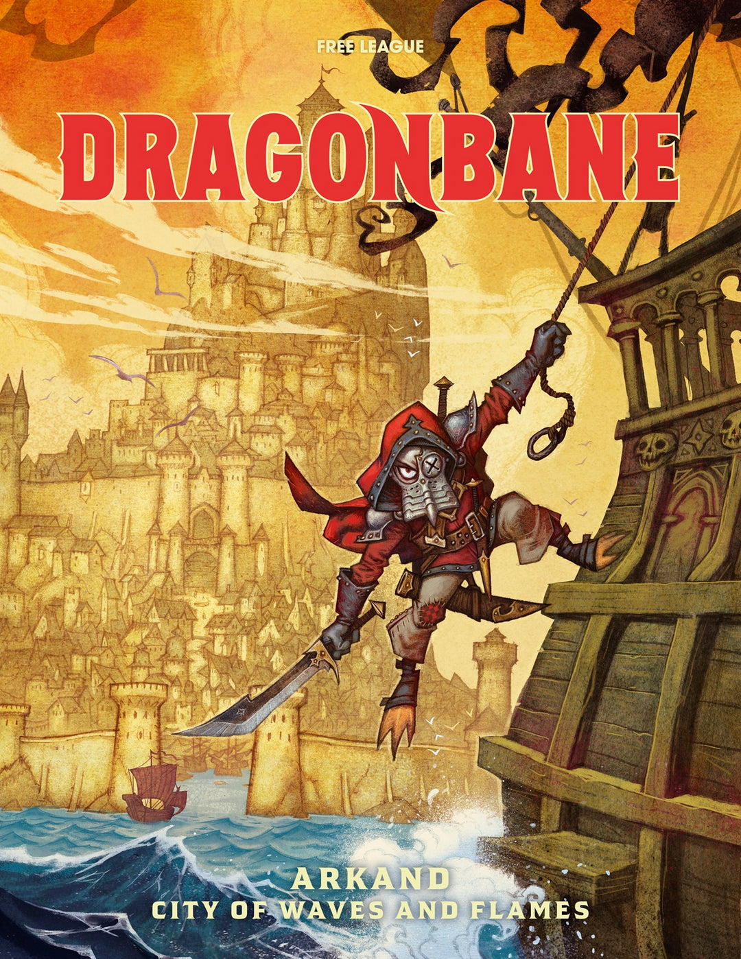 Dragonbane RPG: Arkand City of Waves & Flames (EN)