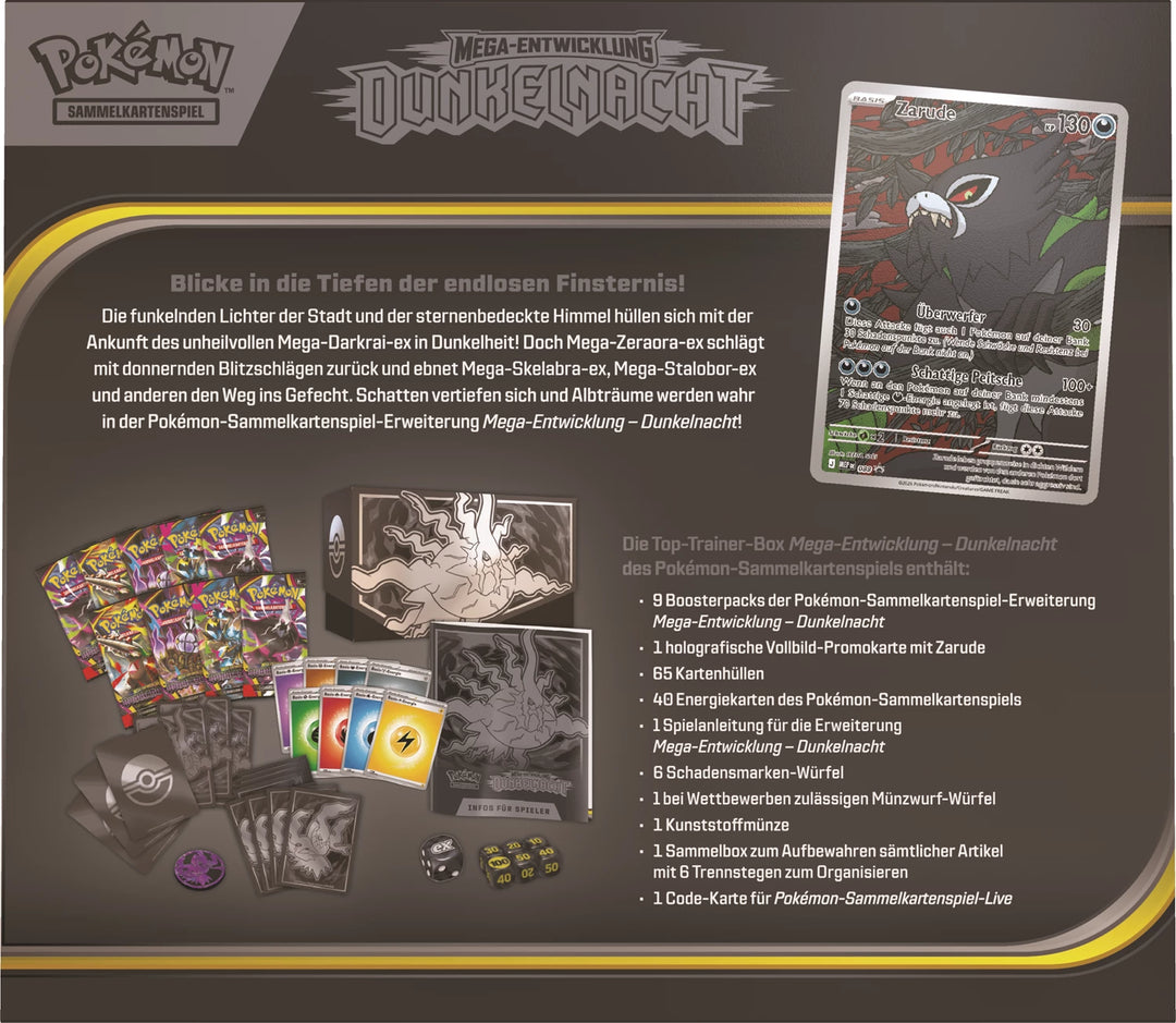 Pokémon TCG: Mega Entwicklung - Dunkelnacht - Elite Trainer Box (DE)