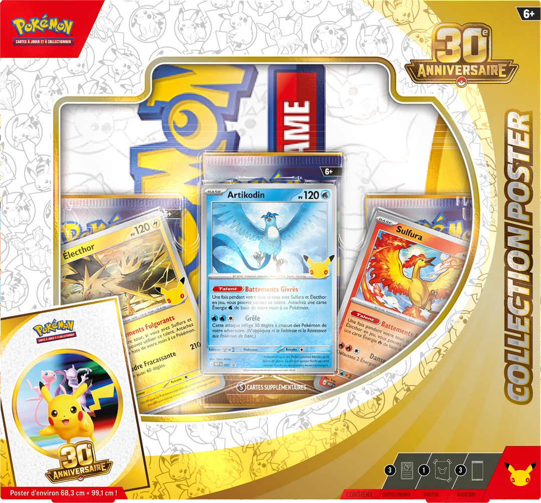 Pokémon TCG: 30e Anniversaire - Poster Collection (FR)