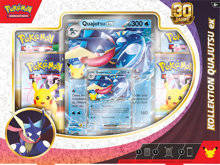 Pokémon TCG: 30 Jahre - Quajutsu ex Kollektion (DE)