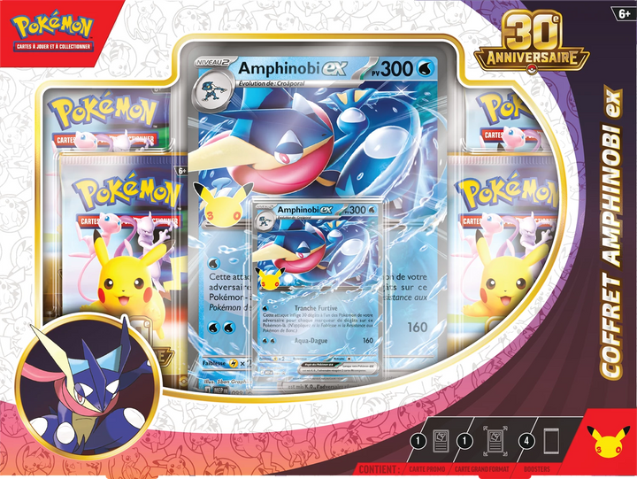 Pokémon TCG: 30e Anniversaire - Amphinobi ex Coffret (FR)