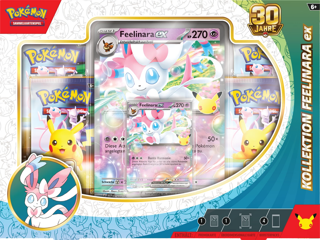Pokémon TCG: 30 Jahre - Feelinara ex Kollektion (DE)