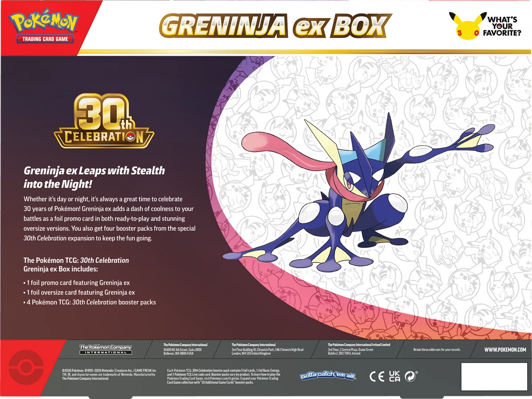 Pokémon TCG: 30th Celebration - ex Box (EN)