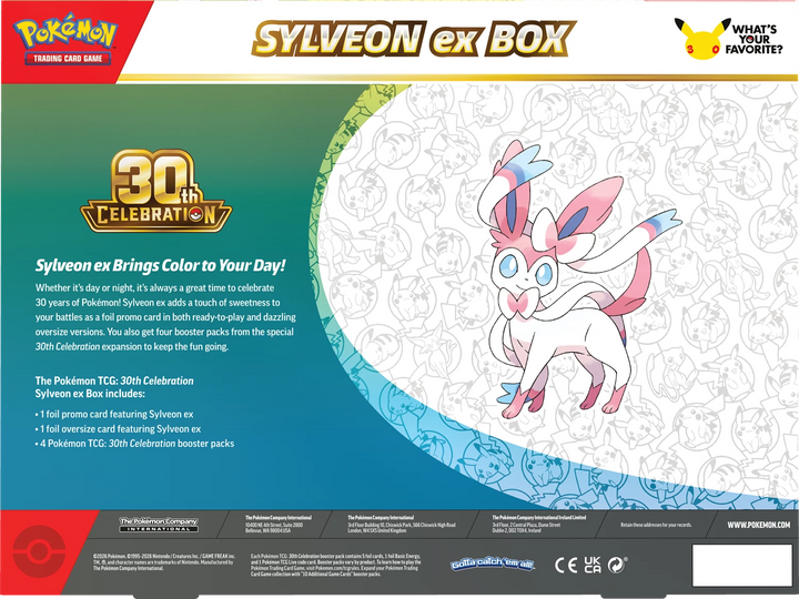 Pokémon TCG: 30th Celebration - ex Box (EN)