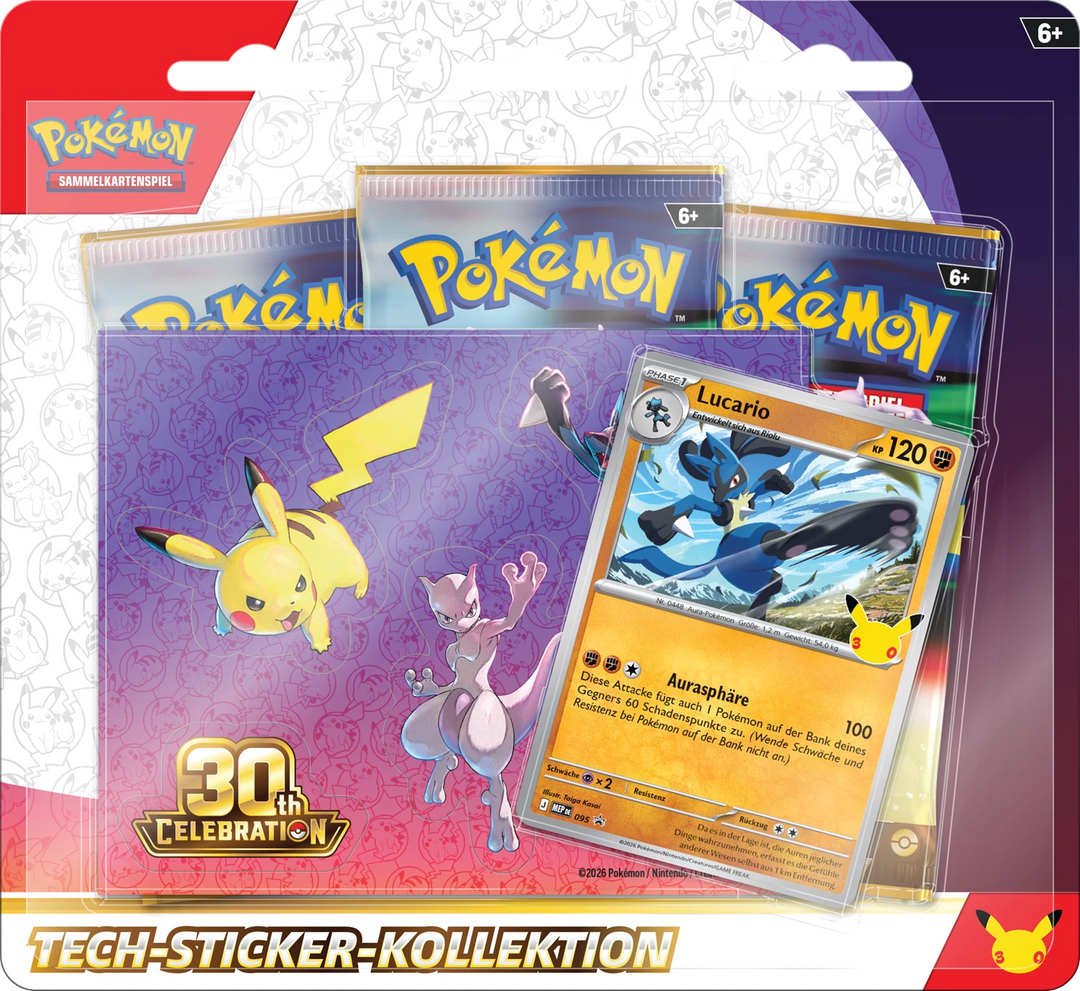 Pokémon TCG: 30 Jahre - Tech Sticker Kollektion (DE)