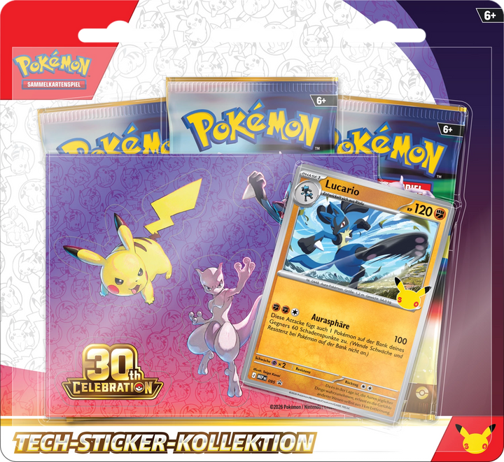 Pokémon TCG: 30 Jahre - Tech Sticker Kollektion (DE)