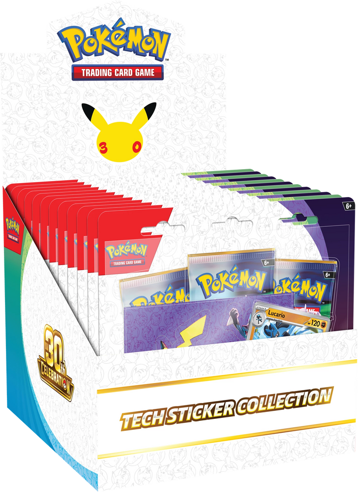 Pokémon TCG: 30th Celebration - Tech Sticker Collection (EN)