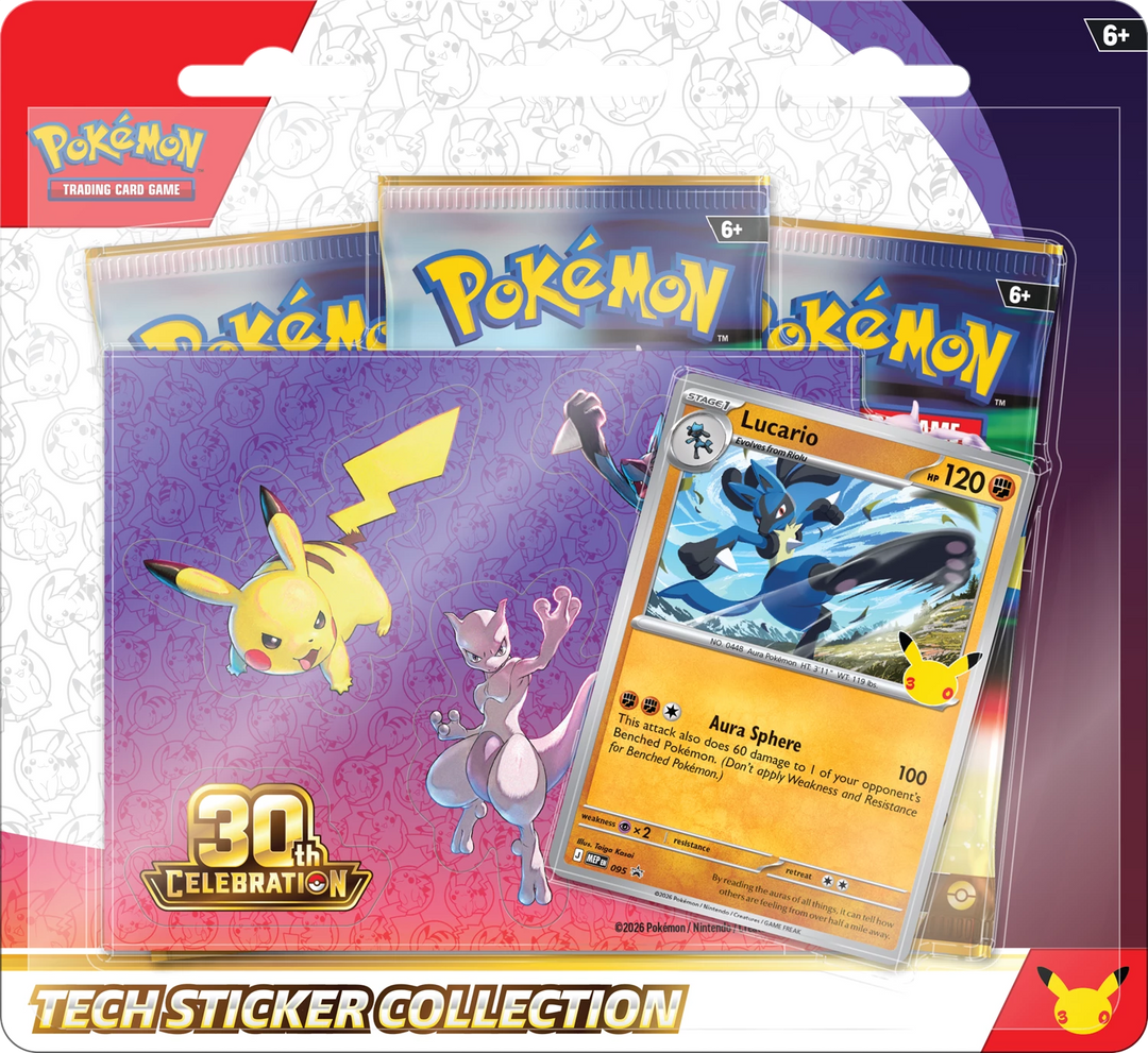 Pokémon TCG: 30th Celebration - Tech Sticker Collection (EN)