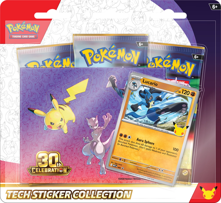 Pokémon TCG: 30th Celebration - Tech Sticker Collection (EN)