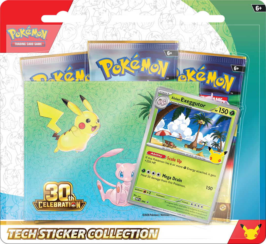 Pokémon TCG: 30th Celebration - Tech Sticker Collection (EN)