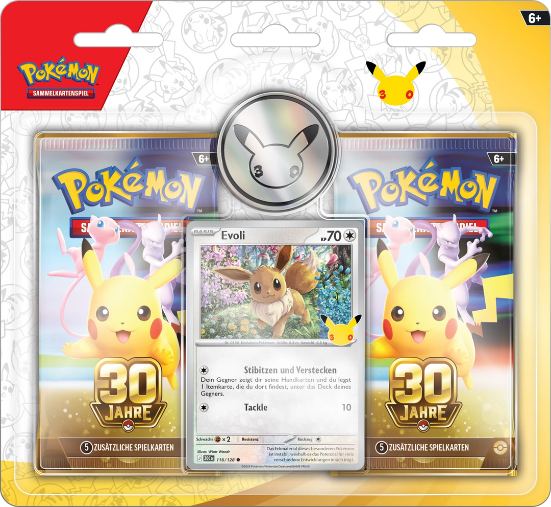 Pokémon TCG: 30 Jahre - 2-Pack Blister (DE)