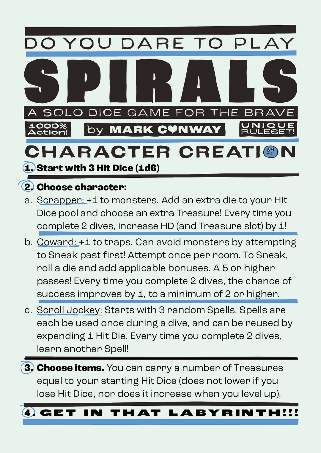 Spirals: Solo Dice Game (EN)