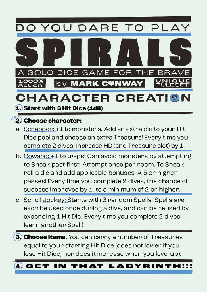 Spirals: Solo Dice Game (EN)