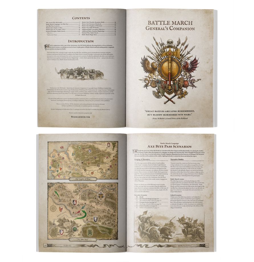 Warhammer Old World: Battle March - General's Companion (EN)