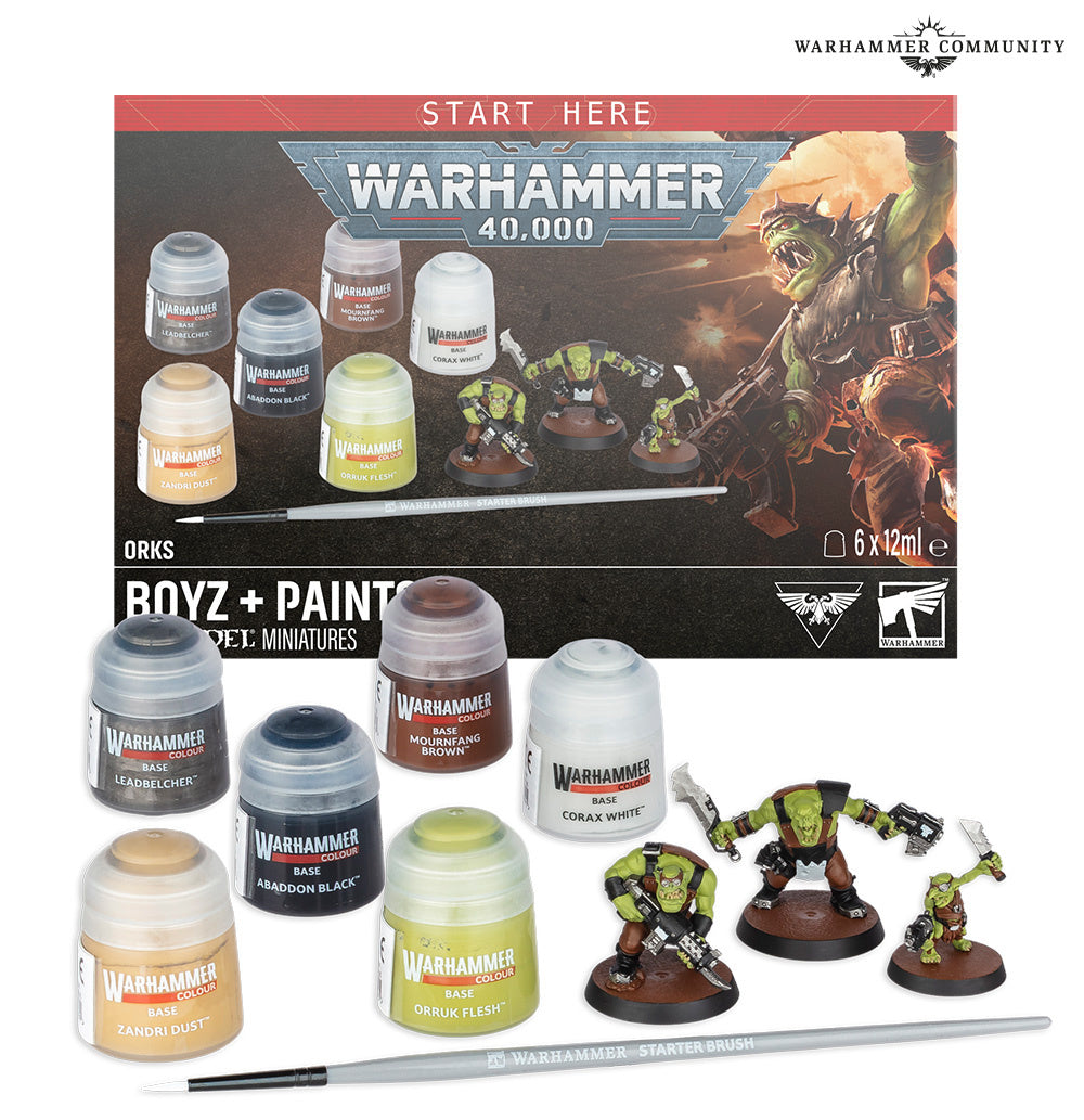 Warhammer 40k: Orks - Boyz & Paints (DE/FR/IT/NL/CZ/SL)