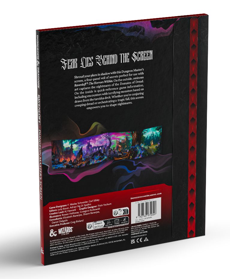 GM Screen: Dungeons & Dragons RPG - Ravenloft - The Horrors Within  (EN)