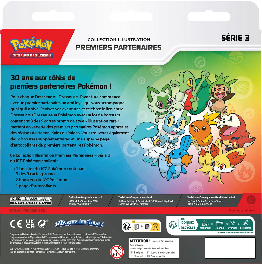 Pokémon TCG: Premiers Partenaires - Collection Illistration - Serie 3 (FR)