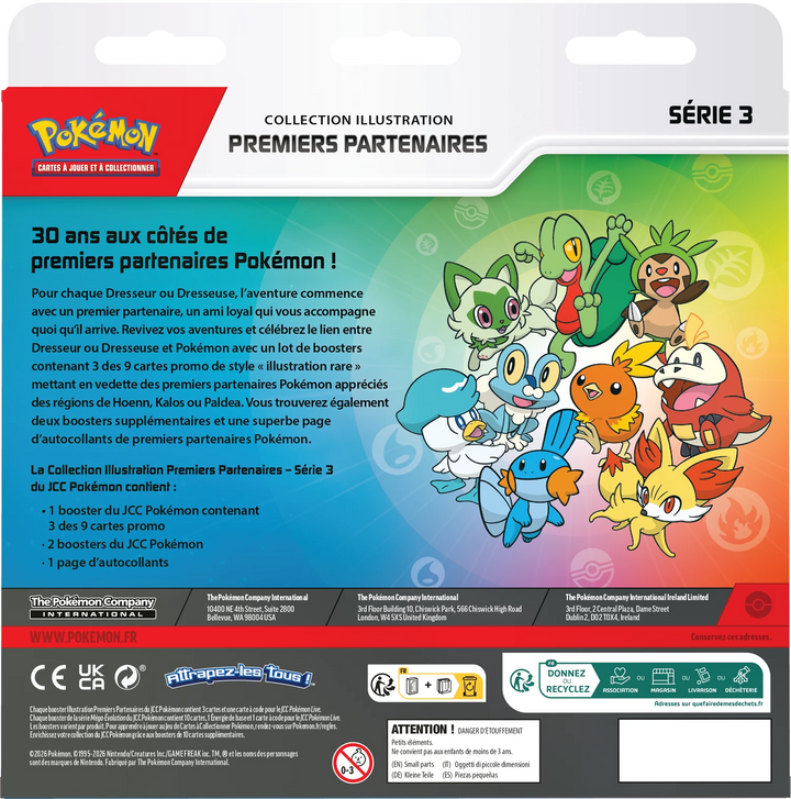 Pokémon TCG: Premiers Partenaires - Collection Illistration - Serie 3 (FR)