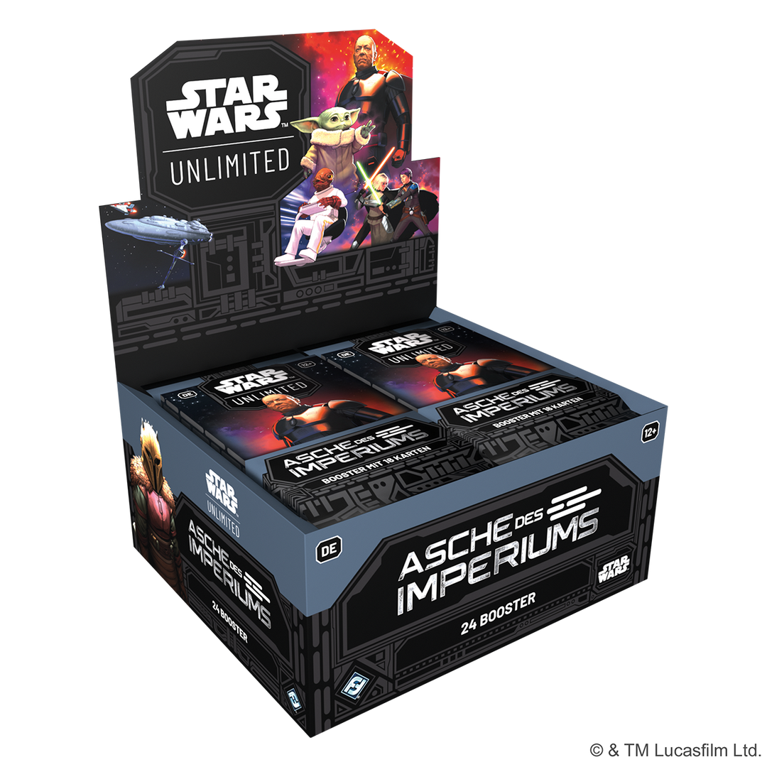 Star Wars: Unlimited - Asche des Imperiums - Booster Display (24 Booster) (DE)