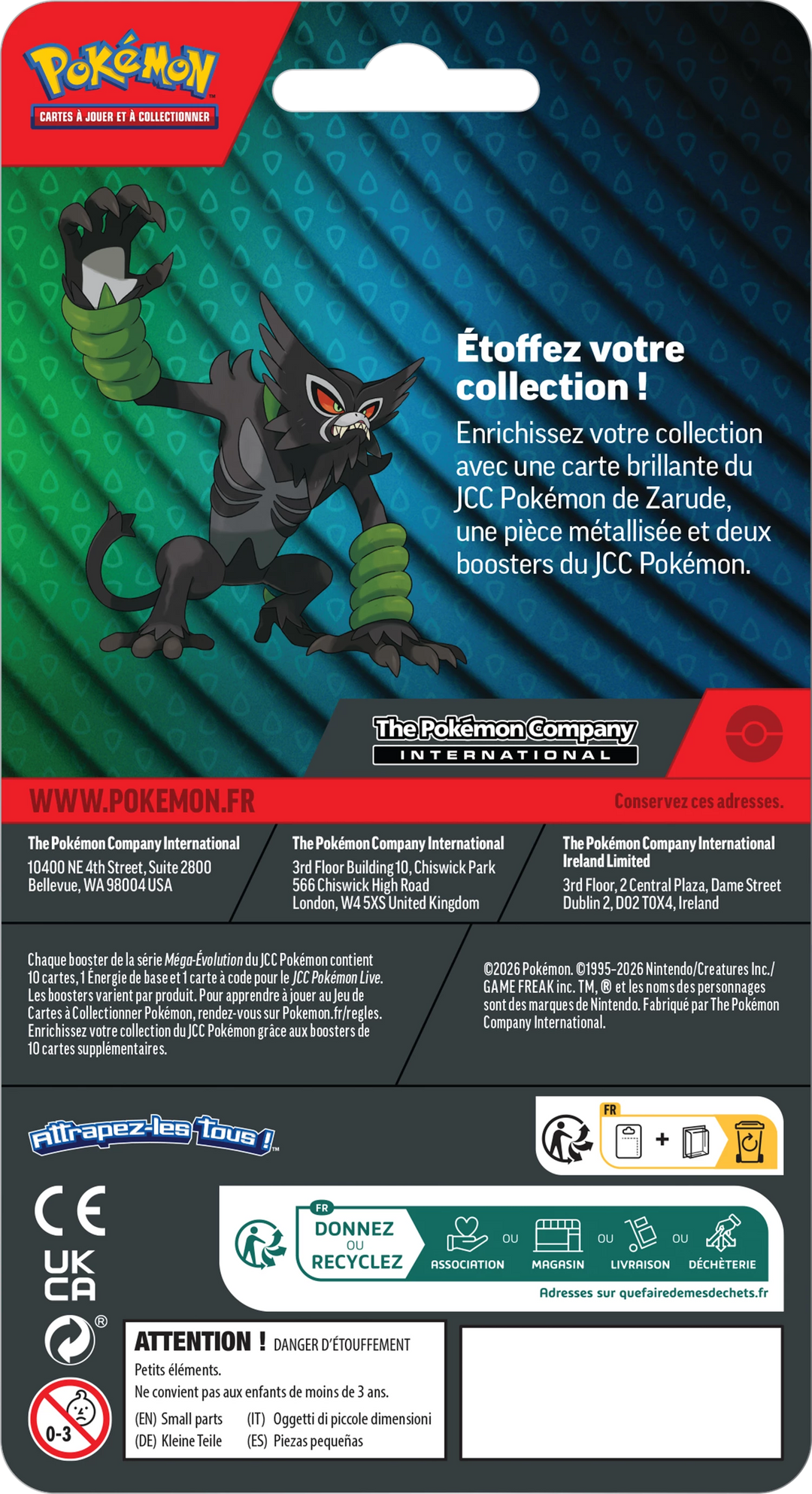Pokémon TCG: Mega-Evolution - 2-Pack Blister - Zarude (FR)