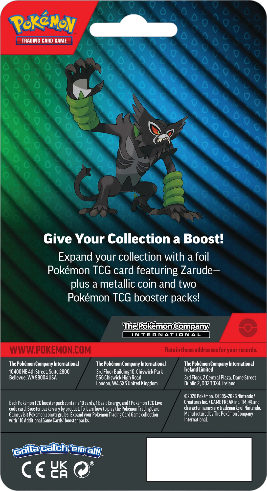 Pokémon TCG: Mega-Evolution - 2-Pack Blister - Zarude (EN)
