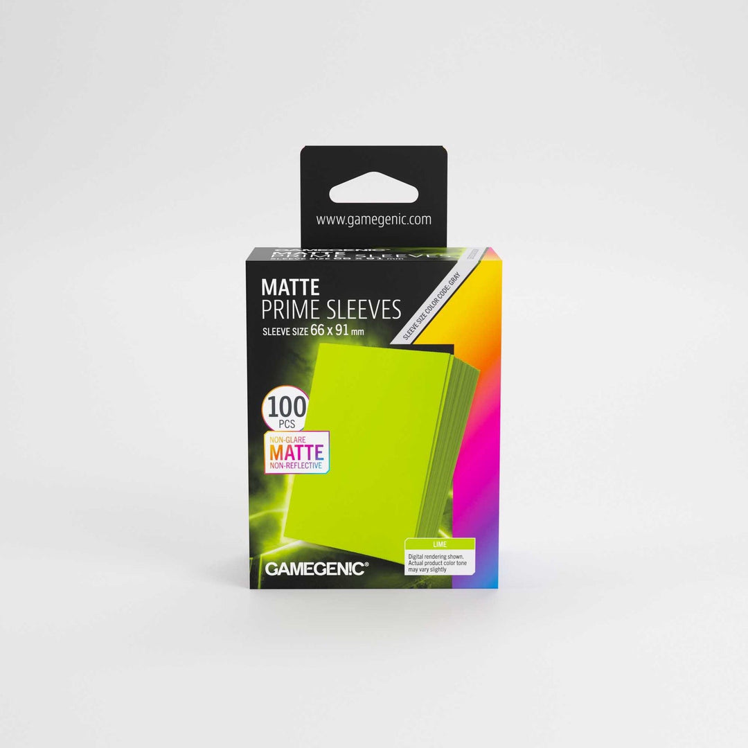 Sleeves: Gamegenic - Prime - Matte - Standard - Lime (100)