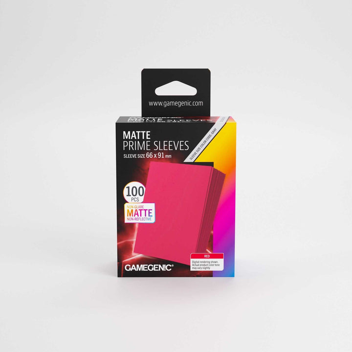 Sleeves: Gamegenic - Prime - Matte - Standard - Red (100)