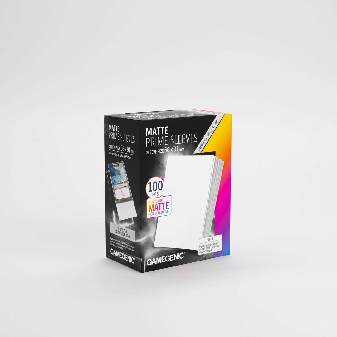 Sleeves: Gamegenic - Prime - Matte - Standard - White (100)