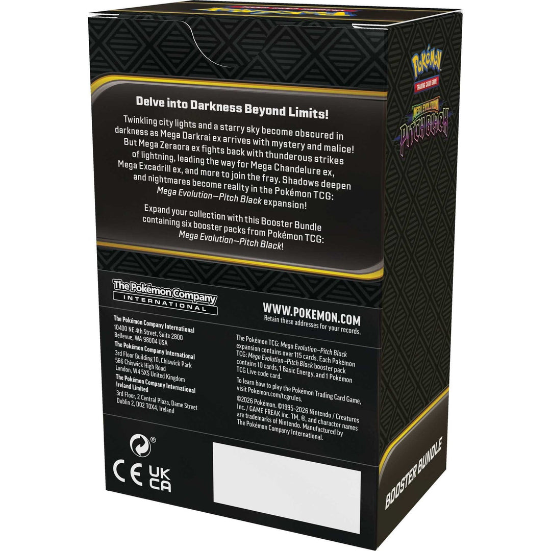 Pokémon TCG: Mega Evolution - Pitch Black - Booster Bundle (6 Booster) (EN)